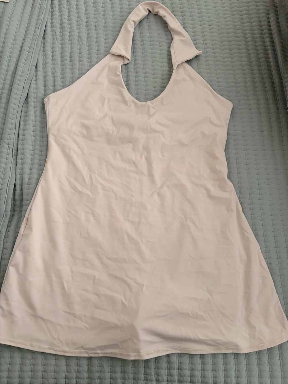 Pacsun Women’s Halter A-Line Dress in Light Beige